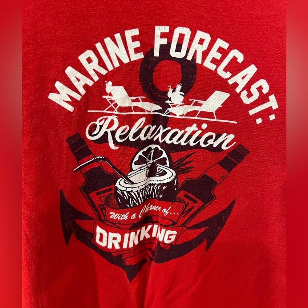 Unk Red Marine Graphic Tee